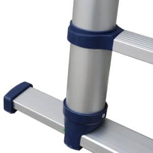 A detail image of the retractable stabilising bar on an Xtend+Climb ProSeries Telescopic Ladder
