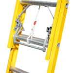 Fibreglass Rope Operated Extension Ladders