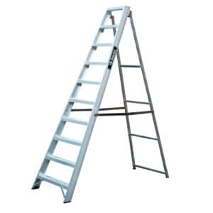 Cut out image of an industrial professional swingback step ladder