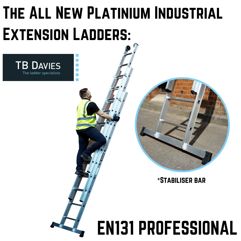 All New Platinium Industrial Extension Ladders