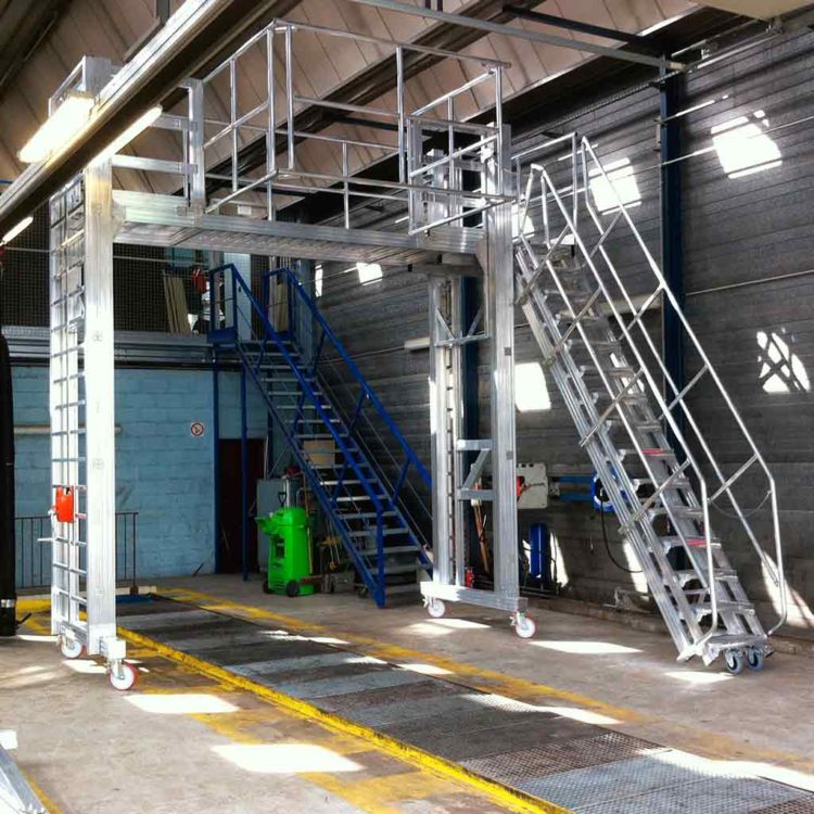 Overhead Gantry & Inspection Platform for large Vehicles
