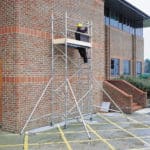 3T Single Width Vertical Ladder Scaffold Towers