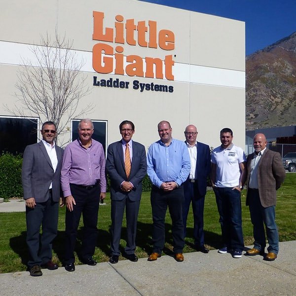 Management team of TB Davies visit Little Giant Ladders of Utah, USA