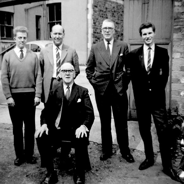 The TB Davies team in the early days.