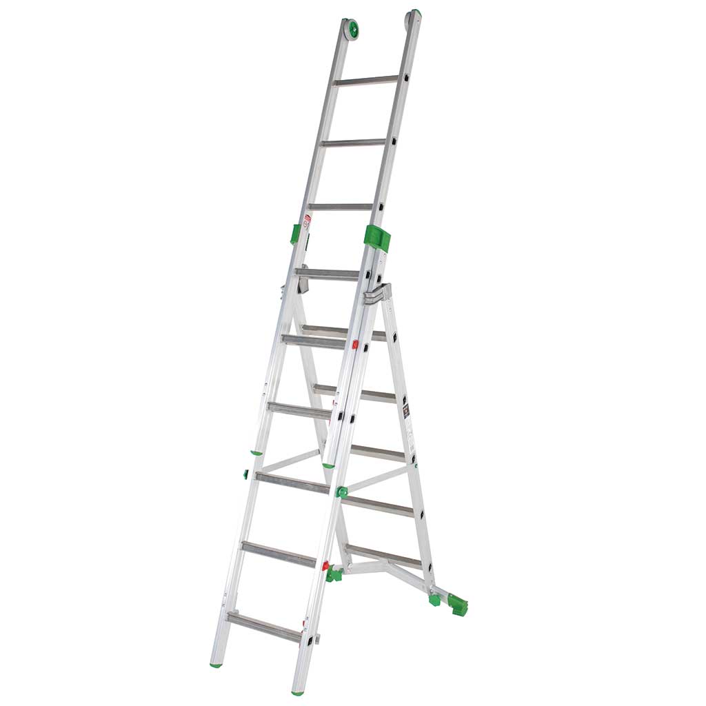 2.0m TB Davies PRIMA Aluminium Industrial Combination Ladder