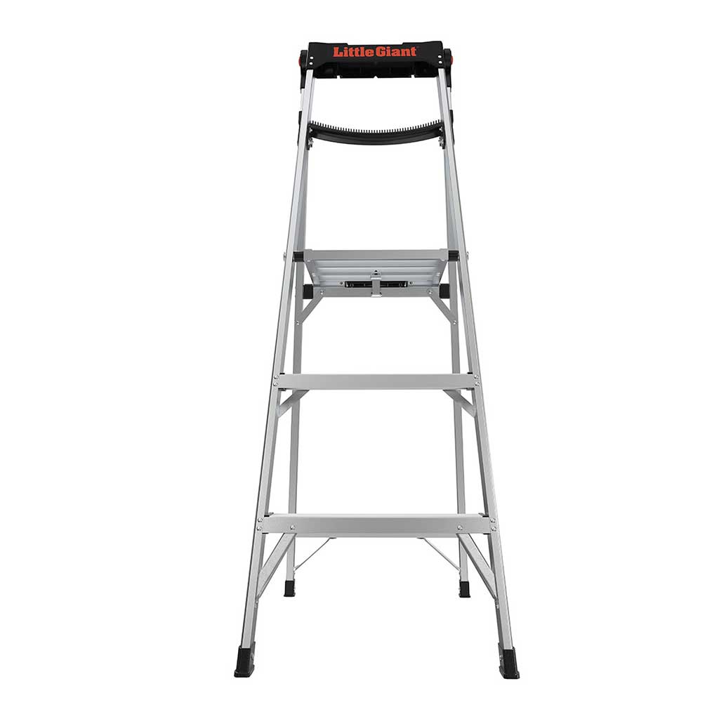 LITTLE GIANT XTRA-LITE PLUS 4' ALUMINUM STEP LADDER WITH HAND RAIL 