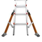 Little Giant Conquest PRO All-Terrain Multi-purpose Ladder - Outrigger deployed detail