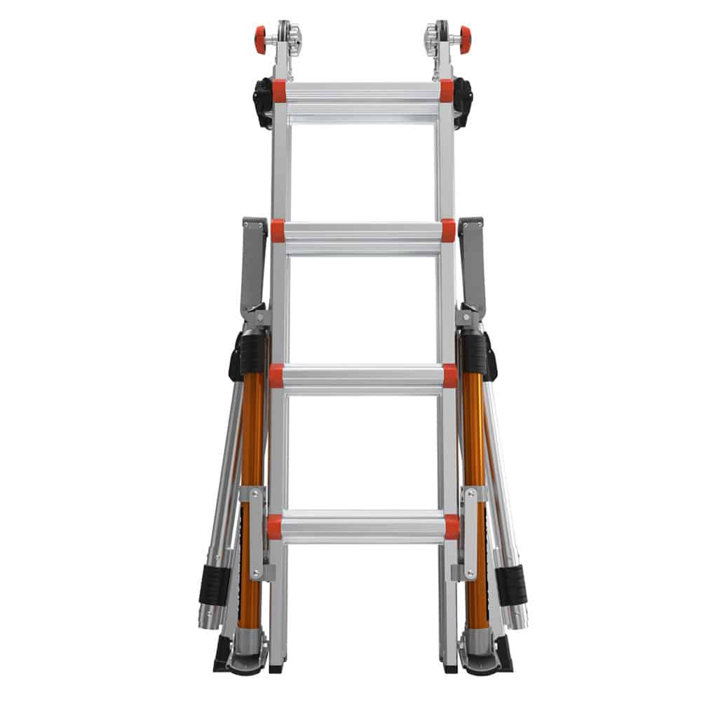 Little Giant Conquest PRO All-Terrain Multi-purpose Ladder - Folded for storage detail
