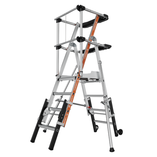 RAPTORSCOPIC - Brace Guardrail Telescopic Podium Steps
