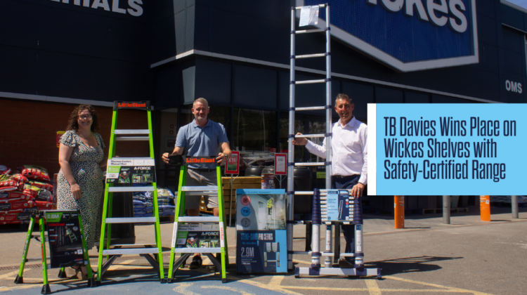 TB Davies wins place on Wickes shelves with safety-certified range